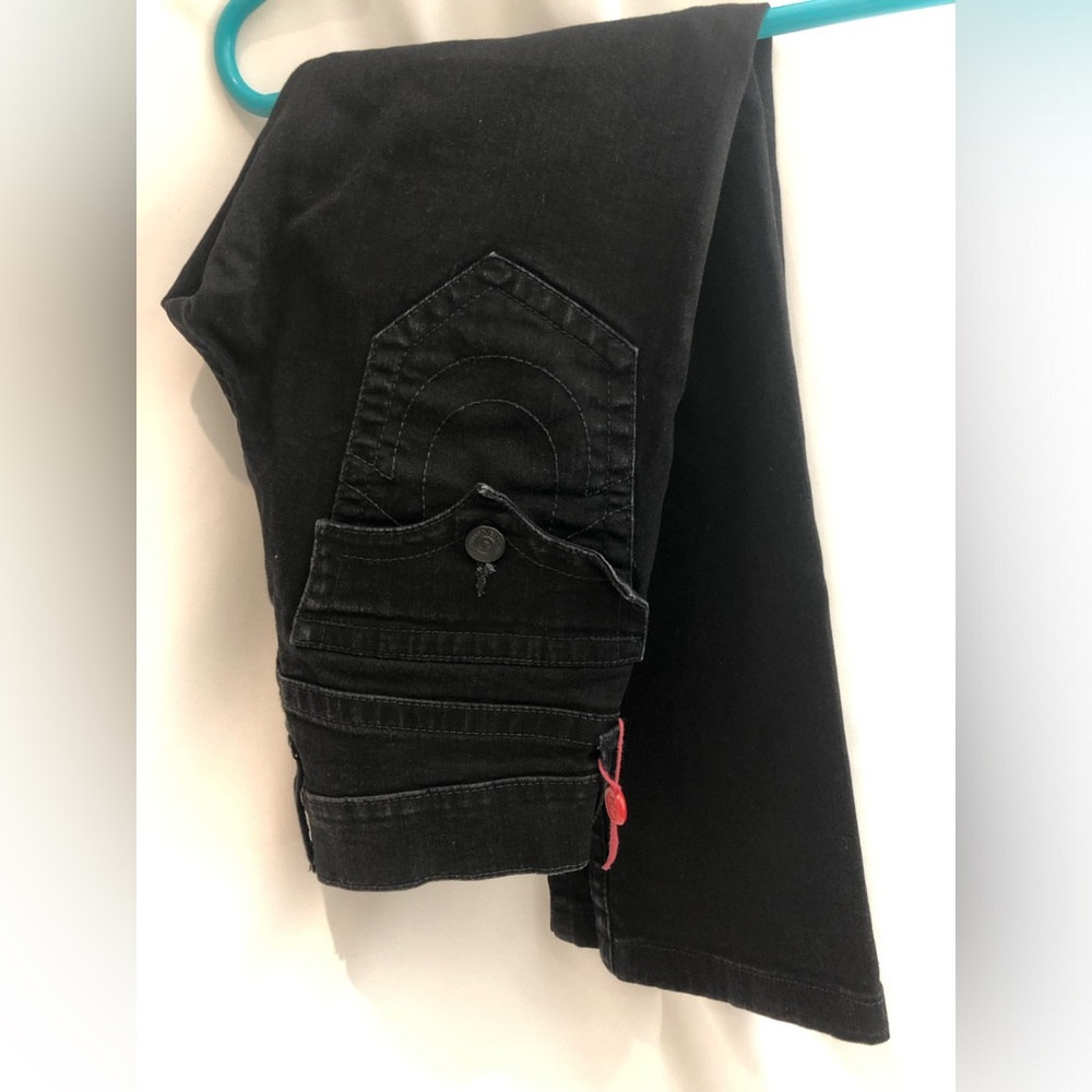 True religion men’s straight black jeans